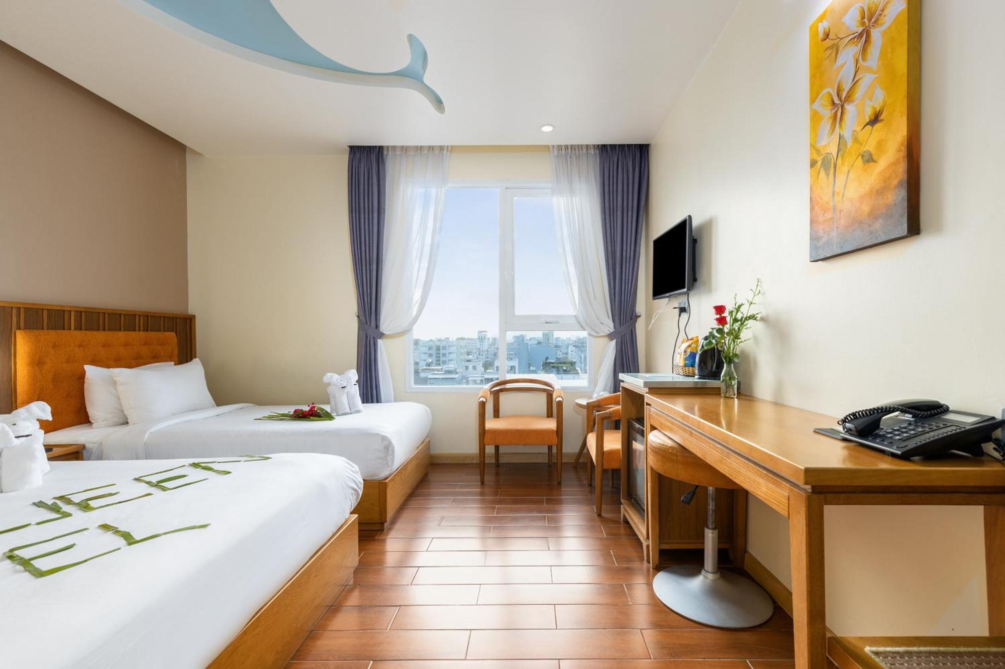 Sea Queen Hotel Da Nang Bagian luar foto