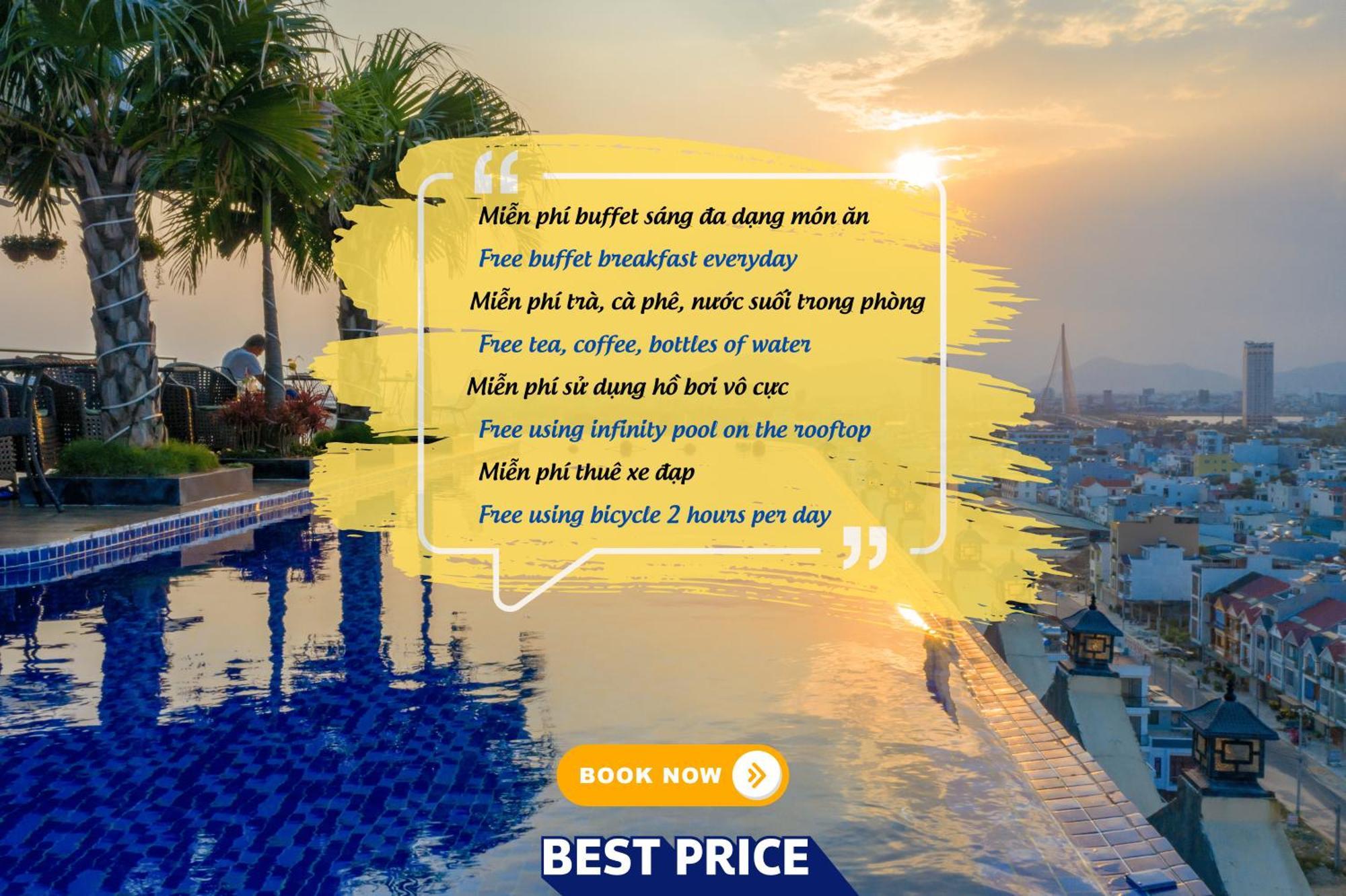 Sea Queen Hotel Da Nang Bagian luar foto